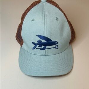 Patagonia Organic Cotton Snapback Hat Blue/Brown